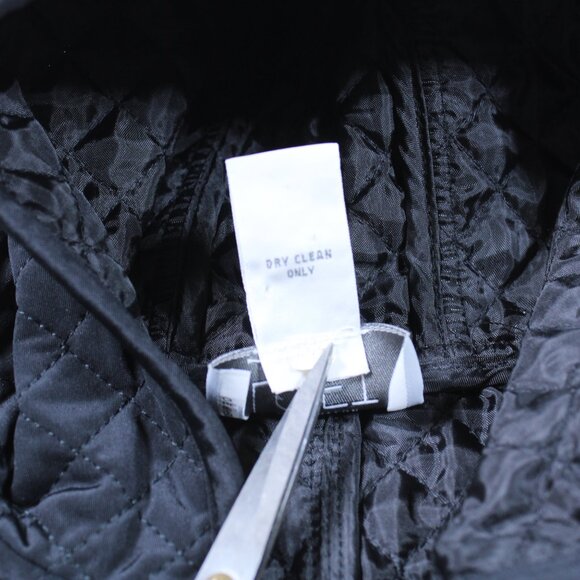 Ann Taylor LOFT Petites Quilted Black And White Hooded Vest - Picture 6 of 10